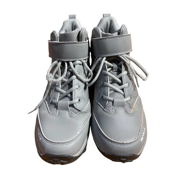 FitVille Men's High top ankle support sneaker. Gray. Size 10.5W - Picture 2 of 6